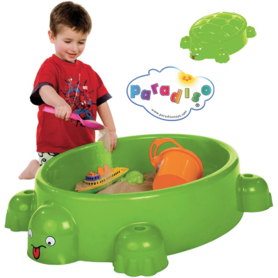 Turtle Sand Pit, Green T00743