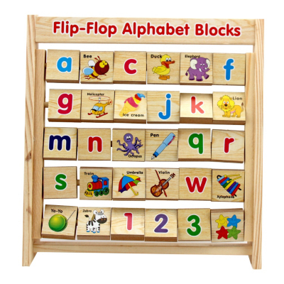 ASDA Play and Learn Flip Flop Alphabet Blocks 7191