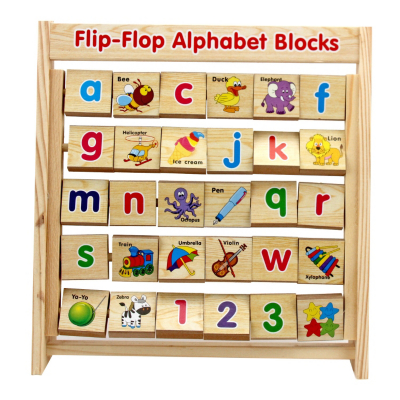 Play and Learn Flip Flop Alphabet Blocks 7191