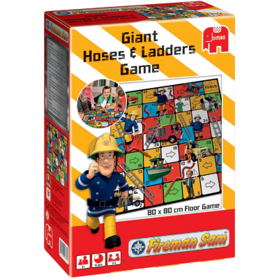 Jumbo Games Fireman Sam Giant Hoses and Ladders Game - 12835