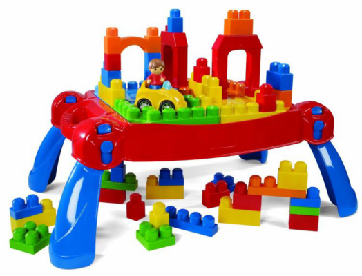 ASDA Mega Bloks First Builders Build n Learn Table