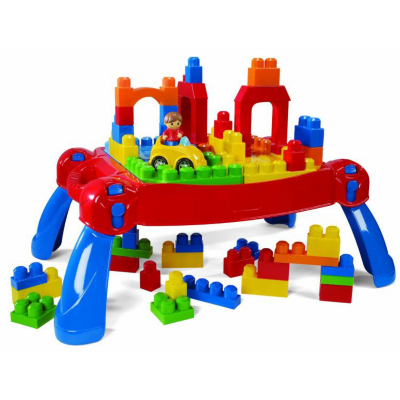 Mega Bloks First Builders Build n Learn Table