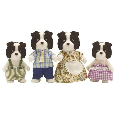 Sylvanian Families Border Collie Family 4583