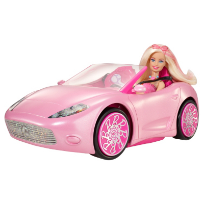 Barbie Glam Convertible Car W3158