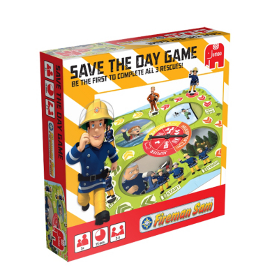 Jumbo Fireman Sam Save The Day Board Game - 17605 17605