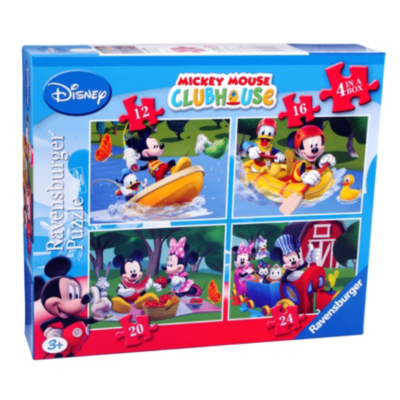 Mickey Mouse Clubhouse Mickey Mouse 4 in a Box Jigsaw Puzzle - 7232 7232