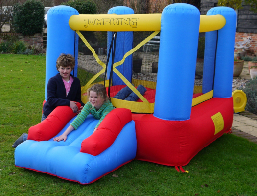 JumpKing Bouncy Castle - YJBHC, Red, Blue and