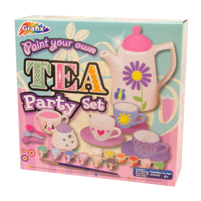 Grafix Paint Your Own Tea Party Set - 16-0517