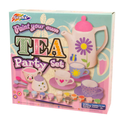paint own tea set