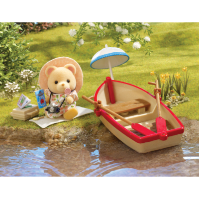 Sylvanian Families Canal Rowing Boat and Figure