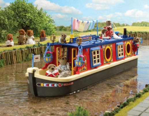 Sylvanian Families Waterside Canal Boat 4781