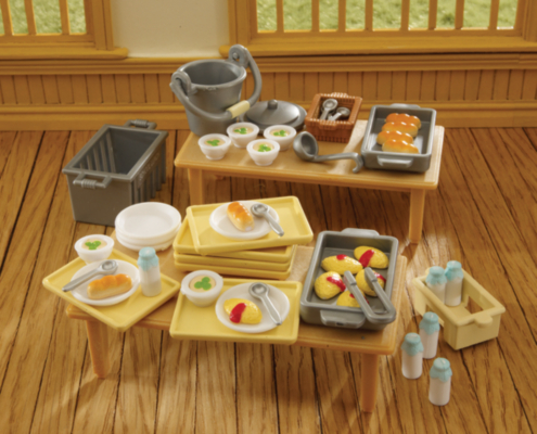 Sylvanian Families School Dinners Set 4414