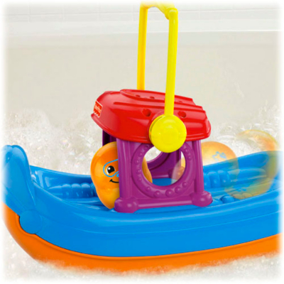 Fisher Price Topzy Tumbler Tubtime Tumblin Boat