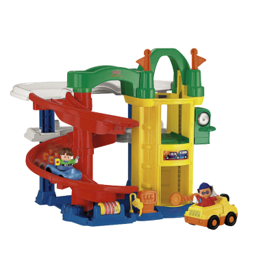 Fisher Price Little People Racing Ramps Garage -