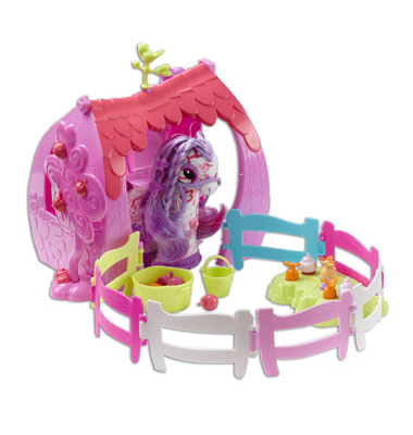 Zhu Zhu Pets Ponies Pink Gable Stable 44000