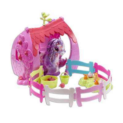 Pets Ponies Pink Gable Stable 44000