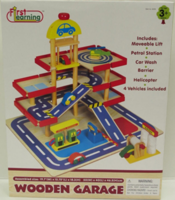 First Learning Wooden Garage 6239