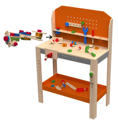 ASDA Wooden Workbench 33500