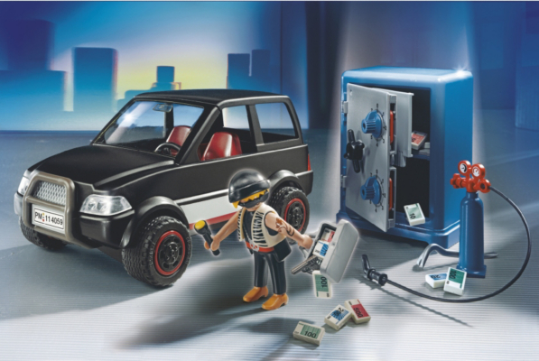 Playmobil Safe Breaker with Getaway Car - 4059