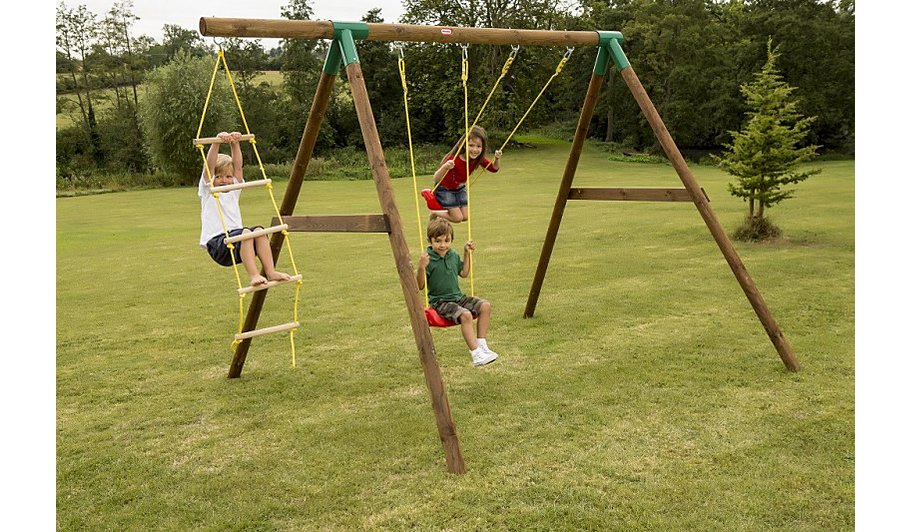 Little Tikes Riga Swing Set | Swings & Slides | George at ASDA