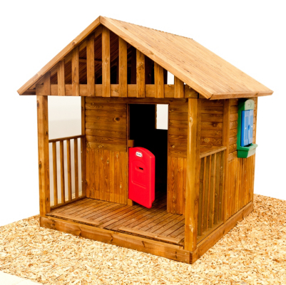 little tikes wooden playhouse