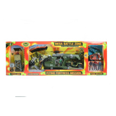 Mega Battle Zone Playset with 5 Figures 33383