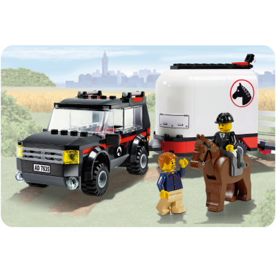 Lego City 4WD & Horse Trailer