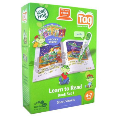 LeapFrog Tag Learn to Read Vowel Book Set 22330