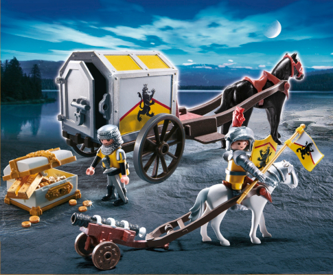 Playmobil Lion Knights Treasure Transport -4874