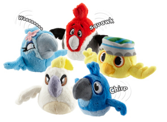 Angry Birds Rio Plush With Sound 91874