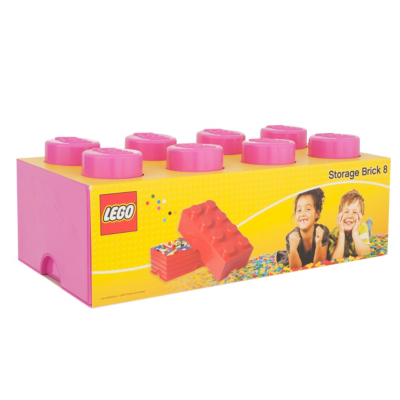 12 Litre Storage Brick 8 Pink L4004P.00