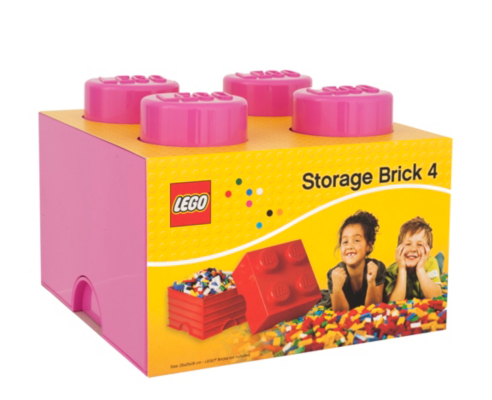 LEGO 6 Litre Large Storage Brick - Pink L4003P.00
