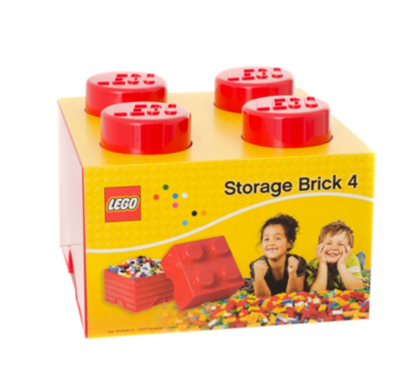 LEGO 6 Litre Large Storage Brick - Red L4003R.00