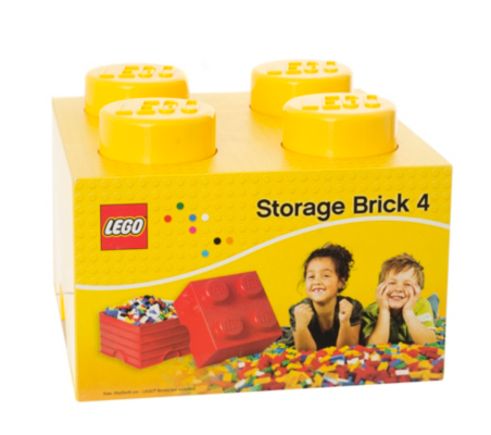 LEGO 6 Litre Large Storage Brick - Yellow