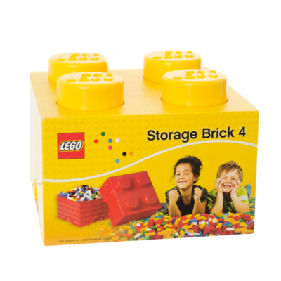 6 Litre Large Storage Brick - Yellow