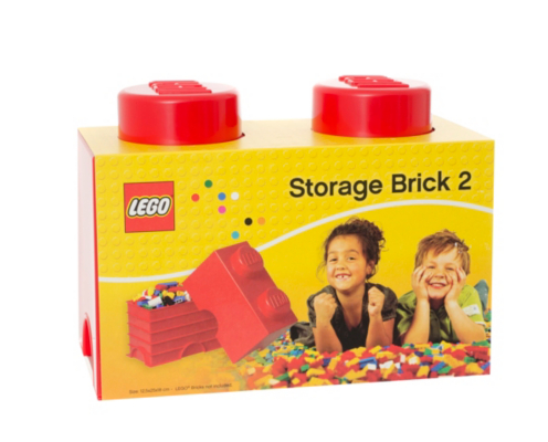 LEGO 2.7 Litre Medium Storage Brick - Red