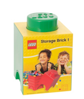 LEGO 1.2 Litre Small Storage Brick - Green