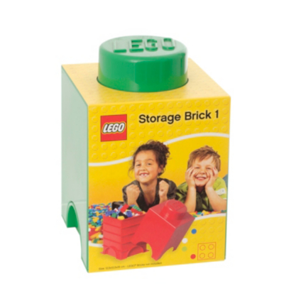 1.2 Litre Small Storage Brick - Green