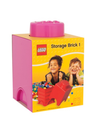LEGO 1.2 Litre Small Storage Brick - Pink