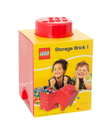 LEGO 1.2 Litre Small Storage Brick - Red L4001R.00