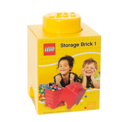 1.2 Litre Small Storage Brick - Yellow