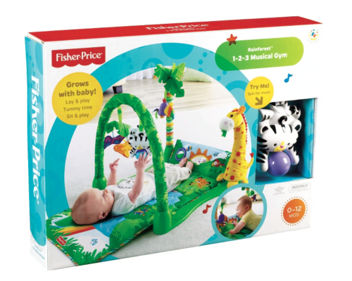 Fisher Price Rainforest 1-2-3 Musical Gym L1664