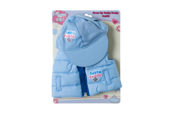 Tatty Teddy Blue Gillet And Cap G01Q5741