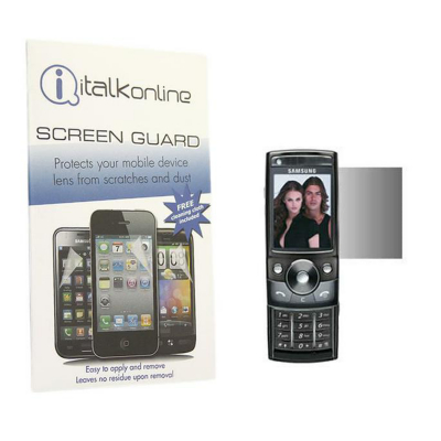 SProtect LCD Screen Protector and Micro Fibre Cleaning Cloth  Samsung G600 Transparent