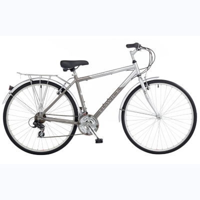 Pennine Mens Bike, Grey and Silver 100