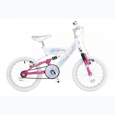 Siren Girls Bike, White and Pink 100