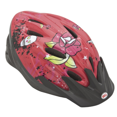 Bell Youth Aero Helmet Tattoo Red, Red 1005702