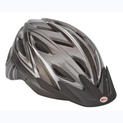 Bell Adult Adrenaline Helmet Black/Silver, Blk/Silver