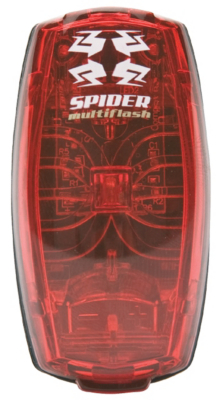 Bell Rear Spider Flasher LED Light, red 1006414
