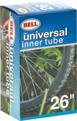 Bell 26inch Universal Inner Tube, Black 1006522